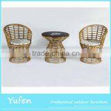 Used Wicker Furniture Chinese Tea Table Set