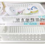 Chic White Kitchen Dish Drainer w/ Tray thumbnail-1