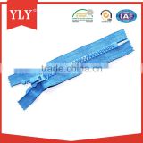 High quality plastic long chain resin zipper for sale