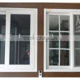 While Color PVC Sliding Window With Grill thumbnail-4