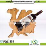 High Quality Cheap Custom Animal Shape Bamboo Wine Rack ,hanging Wine Glass Rack for Decoration thumbnail-2