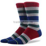 2016 Newest Design Stripe Crew Basketball Socks thumbnail-1