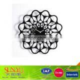 Acrylic wall clock with flower shape