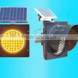Hot Sale Energy Saving Solar Yellow Flashing Light