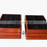 High-end Glossy Stackable Wooden Jewelry Display Tray thumbnail-4