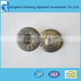 Perfect Craft Emboss Effect Black Shank Button for Jeans