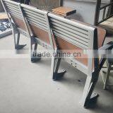 Cheap Aluminum Attached Folding College School Student Desk and Chair HXFD001 thumbnail-6