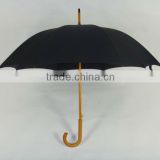 23" fashion style customized good quality wooden handle umbrella