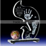 Crystal baby favor for new born baby with high quality in china