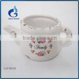 Teapot Shape Mini Ceramic Planter Flower Pots Decorative Supplier's Choice thumbnail-1