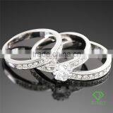 3pcs/Set 18kgp Jewelry Gold Rings Price With Stones Supplier's Choice thumbnail-5
