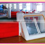 outdoor or indoor cheap inflatable soap football field, soccer pitch for sale