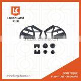 Gray Plastic Two Layers Shoe Rack Shoe Rack Bracket YL-016 Made in China thumbnail-2