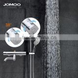 JOMOO uniquel hand shower with Air shower function to save water chrome finished shower set with stainless steel slide bar and