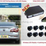 2014 new ultrasonic wireless parking sensor for "ALFA ROMEO", with LED Display ,8 sensor