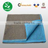 Waterproof Moving Blanket Made of Polyester and Recycle Cotton Filling thumbnail-1
