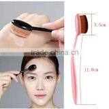 2016 New Oval Tooth Air Loose Powder Synthetic Hair Kabuki Makeup Foundation Brush