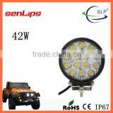 AUTO 42W CIR LED Work Light Voltage 10-30V for Truck Offroad Suv Cars thumbnail-1