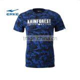 ERKE NEW Design Summer Mens Full Camo Round Neck Short Sleeve Cool t Shirt With 100% Cotton for Wholesale thumbnail-3