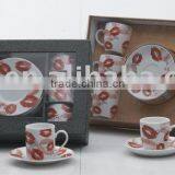 Porcelain Tea Set,Cup & Saucer thumbnail-1