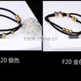 Popular Elastic Hair Bands Ties Ponytail Hair Holder Hair Rope Round Shape F20 thumbnail-3