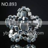 Hot Fix Aluminum Base Ceramic and Rhinestone Applique -893 thumbnail-3