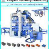 Small Semi-automatic Hollow Block Forming Machine QT3-25 Manufacturing Block Machine