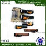 27.5 Mtb Carbon Comfortable Bicycle Grips Leather Hand Grips thumbnail-1