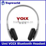 Voix Blu Universal Bluetooth Stereo Headset with Volume Control Key and NFC Touch Pairing Function for Audio Devices(White)