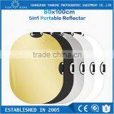 HPUSN 80x100cm 5 in 1 Portable Collapsible Light Photography Reflector for Studio Multi Photo thumbnail-1