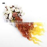 25cm Short Rainbow Ombre Braiding Hair Extensions thumbnail-2