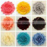 Fashion 2.5" Chiffon Shabby Trim Chic Shabby Flower Trim thumbnail-1
