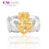 Custom Engarving 18K Gold Plating Charms Solid European Tube Bead 925 Sterling Silver Beads Wholesale 14K Gold Charms Bead thumbnail-1