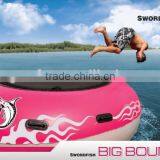 Party Zone Towable & Inflatable Bouncer Boat Island Slide Surfing BIG BOUNGE 2 Bounger Trampouline thumbnail-4