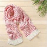 Slouchy Black White Yard Dyed Unisex Scarf thumbnail-5