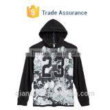 Custom Wholesale Plain Black Gret Fleece Sweatshirt Hoodie Manufacturer thumbnail-3