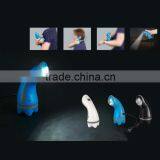 Promotional Gift Rechargeable Hand Hold LED Hand Torch With Massager /protablemini Lamp