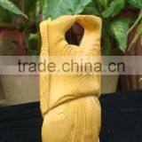 Feng Shui Indian Handmade Handicraft Happy Man Statue Murti Sculpture Artisan India Carving thumbnail-3