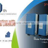 3HP DC/AC Solar Pumping Inverter 1.1kw~2.2kw, IP65 Protection, With Generator or Utility Grid as Complement