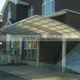 Prefeb House Aluminum Metal Carport Car Parking Cover With Arched Roof thumbnail-4