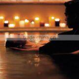 WHOLESALE CRAFTED WHITE SALT CANDLE HOLDERS thumbnail-2