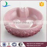 Good quality pink custom ceramic ashtray wholesale