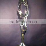 Modern Stainless Steel Abstract Sculpture thumbnail-1