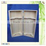 Small Custom Unfinished Rustic Hinged Wooden Box thumbnail-4