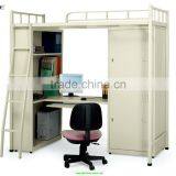 Hot Sale Good Quality Cheap Pipe School/labour/mlitary Drawer Bunk Steel Bed thumbnail-1
