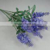 SJ1102026 Factory Wholesale Price 10 Heads Lavander Silk Flower thumbnail-2