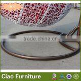 Wicker Furniture Outdoor Hanging Chair Cushion Garden Double Swing for Kids thumbnail-4