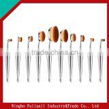 Newest Hot Sell Oval Tooth Brush Makeup Brush Set 10 Pcs / 5 Pcs Golden Beauty Makeup Brushes