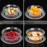 Round Cheap Glass Dinner Set Glass Bowl and Glass Plate for Feast Wedding thumbnail-5