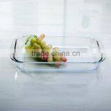 3.5L Large Transparent Heat Resistant Microwave Oven Glass Plate for Baking thumbnail-3